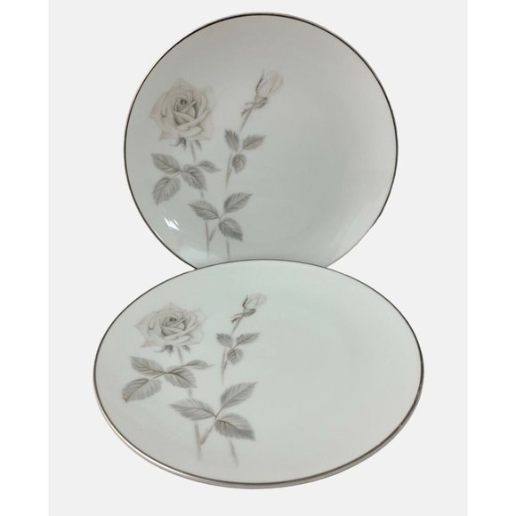 Noritake China Melrose 6002 Pair Bread & Butter Plates 6.25" Japan - Picture 1 of 6